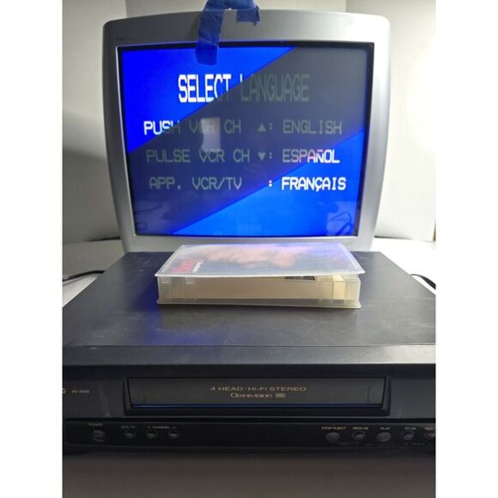 Panasonic VCR PV-7450 Omnivision 4-Head VHS Player (No Remote) Parts Or Repair